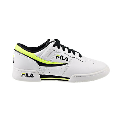 #ad Fila Original Fitness Men#x27;s Shoes White Black Yellow 1FM00437 115 $44.95