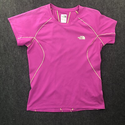 #ad The North Face Women#x27;s Size M Top Flash Dry Pink Performance Running Shirt EUC $9.99