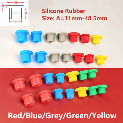 #ad Round Various colors Silicone Rubber Seal Hole Plugs Blanking End Caps Seal Bung $43.69