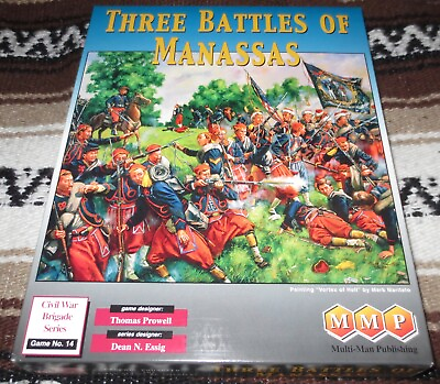 #ad Three Battles of Manassas. CWB The Gamers MMP 2004 Used Unpunched Unplayed $99.00
