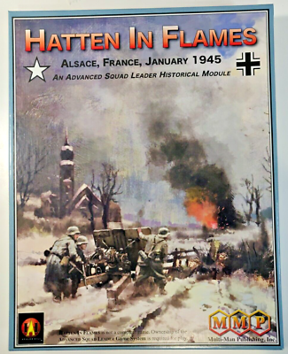 #ad ASL MMP Hatten in Flames HASL BOX ONLY NO GAME C $20.00