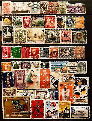 #ad WORLD COMMONWEALTH COLLECTION OLD amp; NEW STAMPS BARBADOS CEYLON QV LOT 10220224 GBP 10.00