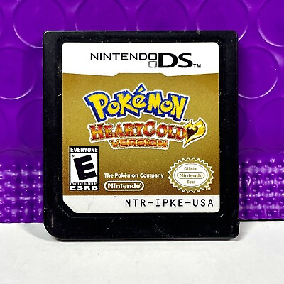 #ad Pokemon: HeartGold Version Nintendo DS 2010 Authentic Heart Gold $164.85