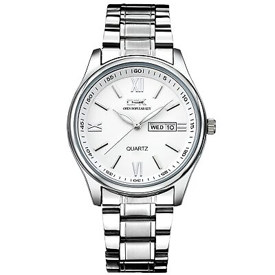 #ad Wrist Watch for Men Fashion Designed Analog Quartz Men#x27;s Watch with Calenda ... $22.19