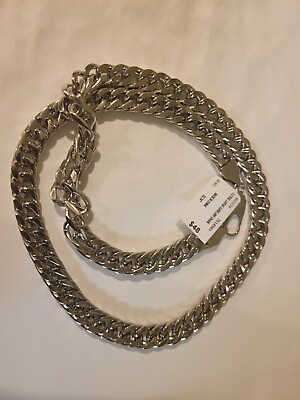 #ad Stainless Steel 22quot; Chain Necklace $25.00