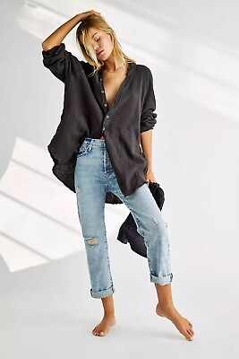 #ad NWT Mother Denim Scrapper Double Cuff Out With The Old In With The New $258 $179.99