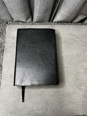 #ad NIV Giant Print Compact Bible Black Bonded Leather Gold Pages $99.99