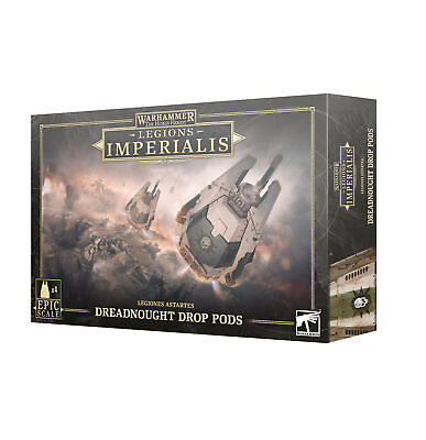 #ad Legions Imperialis: Dreadnought Drop Pods Warhammer 30K PRESALE 5 18 $42.50