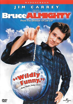 #ad Bruce Almighty Jim Carrey DVD WS dts FREE Shipping USA $12.99
