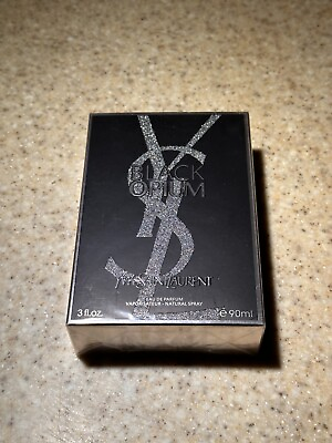#ad Black Opium by Yves Saint Laurent 3oz 90ML Eau De Parfum Brand New Sealed In Box $44.99