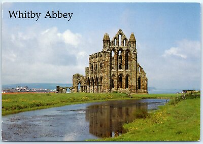 #ad Postcard The ruins of the 13th Century Whitby Abbey Whitby England $6.29