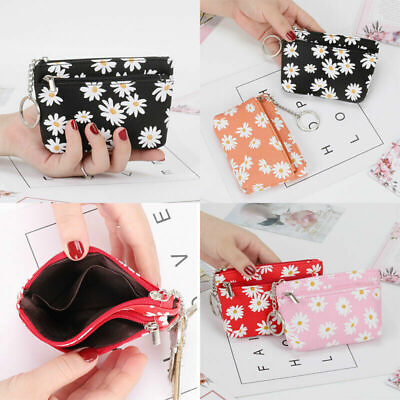 #ad New Women Ladies Men Quality Small Coin Card Key Ring Wallet Pouch Purse Zip $6.31