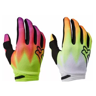 #ad Fox Racing Youth 180 STATK Lightweight Full Finger Dirt Bike Motocross Gloves $18.99