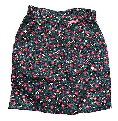 #ad Vintage Oshkosh Bgosh Girls Floral Multicolored Made USA Skirt 6X $38.00