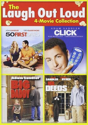 #ad Adam Sandler 4 Movie Collection: DVD VG W Case $4.87