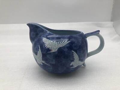 #ad Vintage Asian Porcelain Blue amp; White Creamer 3 1 4”height x5”wide Used $16.10