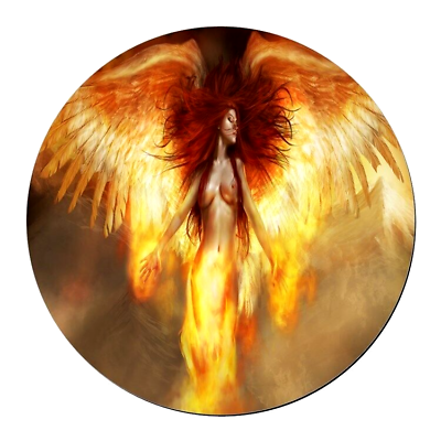 #ad SEXY WINGS ANGEL FLAME GODDESS FIRE Pendant On 20quot; 925 Sterling Silver Necklace $13.99