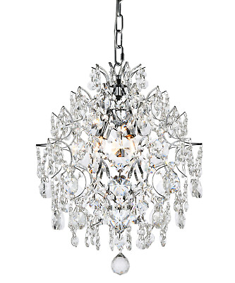 #ad A1A9 Luxurious Chandelier Light Clear 3 Lights Crystal Glass Ceiling Fixtures $139.99