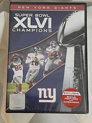 #ad NFL Super Bowl XLVI Champs New York Giants BRAND NEW $10.95