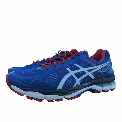 #ad Asics Gel Kayano 22 T547N Fluid Ride Duomax Blue Red GreenMen’s Size 10.5 $98.89