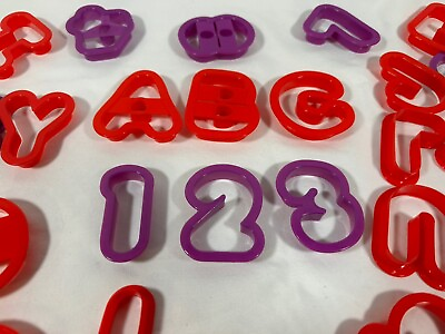 #ad Cookie Fondant Cutters Alphabet Numbers Cake Decorating Set 35pc. $5.00