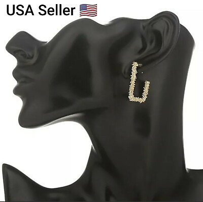 #ad New Fashion Big Vintage Earrings for Women Geometric Statement Earring Metal $4.99