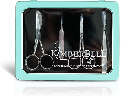 #ad Kimberbell Deluxe Embroidery Scissors amp; Tools Set Of 4 $75.99