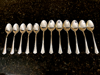 #ad Stanley Roberts Rogers TRIUMPH Stainless Flatware Lot Of Soup amp; Teaspoons $34.95