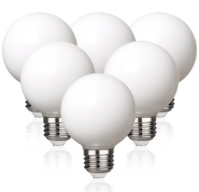 #ad 6 Pack G19G60 LED Globe Light Bulbs 5.5W Dimmable 60 Watt Equivalent LED Bulb... $31.39