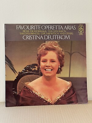 #ad Cristina Deutekom – Favourite Operetta Arias Vinyl LP 12quot; 1969 544 GBP 9.90