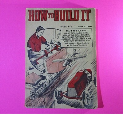 #ad How to Build It Magazine 1938 Edition Vintage Scientific America $38.99