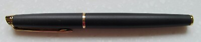 #ad Waterman Hemisphere Matte Black and 14K Gold Fountain Pen. Medium. Lightly Used. $50.00