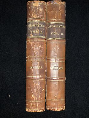 #ad Sir Walter Scott Waverly Novels Red Gauntlet 1832 Old 2 Volumes $45.00