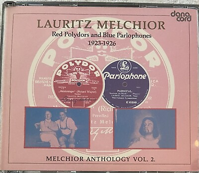 #ad Lauritz Melchior: Anthology 2 Red Polydors And Blue Parlophones 2CD 1987 $29.88