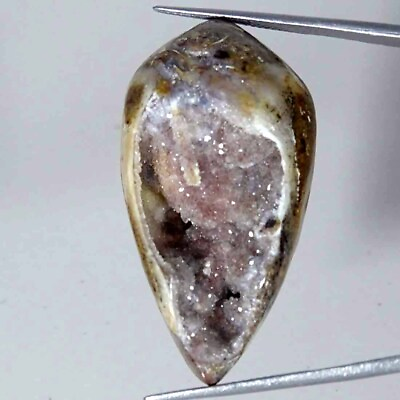 #ad 85.30Cts Natural Fossil Snail Druzy Agate Loose Gemstone $9.99