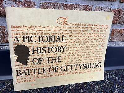 #ad A PICTORIAL HISTORY OF THE BATTLE OF GETTYSBURG By Unstated **Mint Condition** $7.99