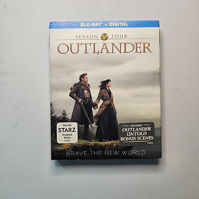 #ad Outlander Season 4 Blu Ray 5 Disc Set Slipcase Starz $9.00