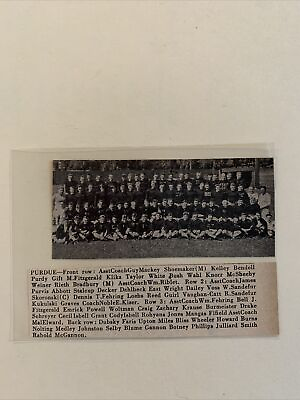 #ad Purdue University Boilermakers 1935 Football Small Team Picture $16.00