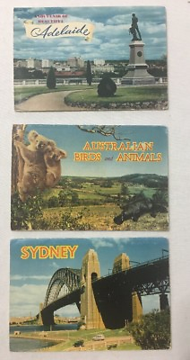 #ad Vtg Austrailian Souvenier Postcard Photo Packs Sydney Adelaide Nucolorvue $36.39