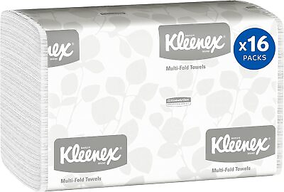 #ad Kleenex® Multifold Hand Paper Towels Bulk 150 Count Pack of 16 White $63.95