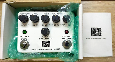 #ad FREEDOM CUSTOM GUITAR RESEARCH Quad Sound Bass Pre AMP $148.00