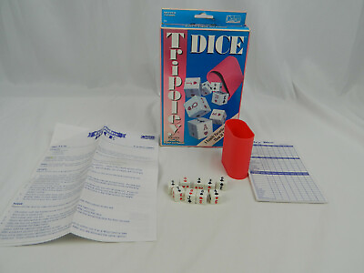 #ad Tripoley Dice Game 2004 Edition Cadaco Complete $17.99