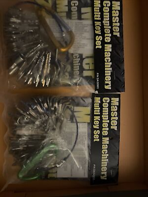 #ad 2 Packs Of 68 Each Heavy Equipment Machinery Multi Key Sets The Last Sets $75.00