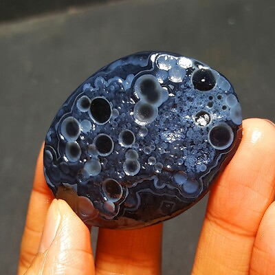 #ad Rare25.7G Natural Gobi agate eye Agate Crystal Madagascar 54A59 $49.90