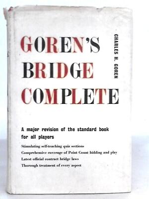 #ad Goren#x27;s Bridge Complete Charles H.Goren 1967 ID:34086 $18.14