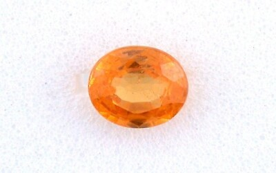 #ad .57 Carat Oval African Natural Mandarin Spessartite Gem Stone Gemstone EBS8241 $26.36