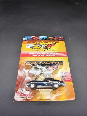 #ad RACING CHAMPIONS 50th ANNIVERSARY COLLECTION 1963 CORVETTE COUPE 383 $3.50