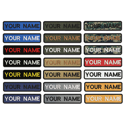 #ad Custom Name number Patch Stripes Badge chevrons Personalized hook sew on iron on $11.99