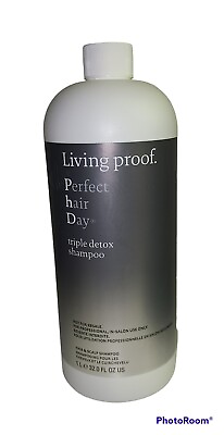 #ad Living Proof Shampoo 32oz 1L PHD perfect Hair Day Triple Detox Shampoo NEW $15.75