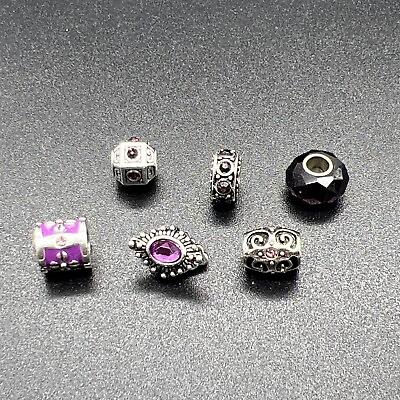 #ad Cute Charm Bead Assortment For Charm Bracelet 6 Beads $11.99